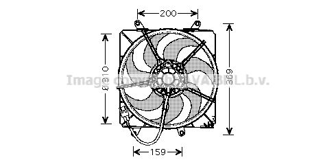 AVA QUALITY COOLING Вентилятор, охлаждение двигателя TO7506